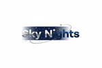 generated txt Sky Nights logo design